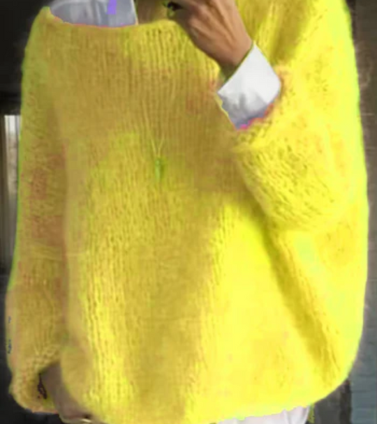 Damen Oversize Pullover Sweater