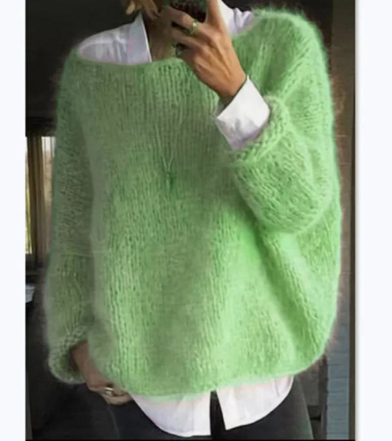 Damen Oversize Pullover Sweater
