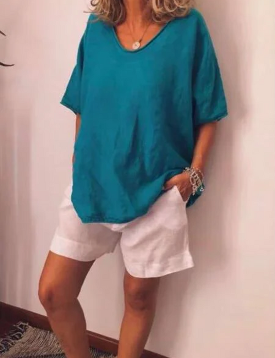 Damen Oversized T-Shirt Weiß