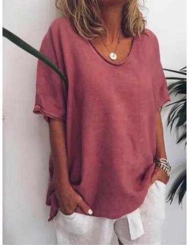 Damen Oversized T-Shirt Weiß
