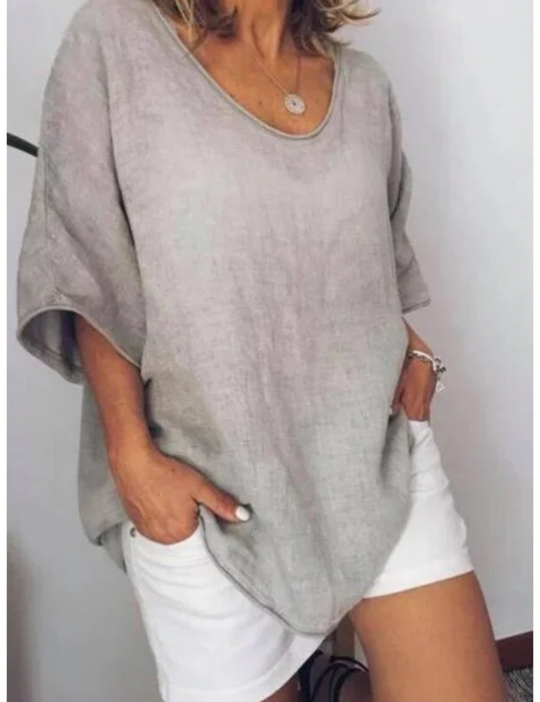 Damen Oversized T-Shirt Weiß