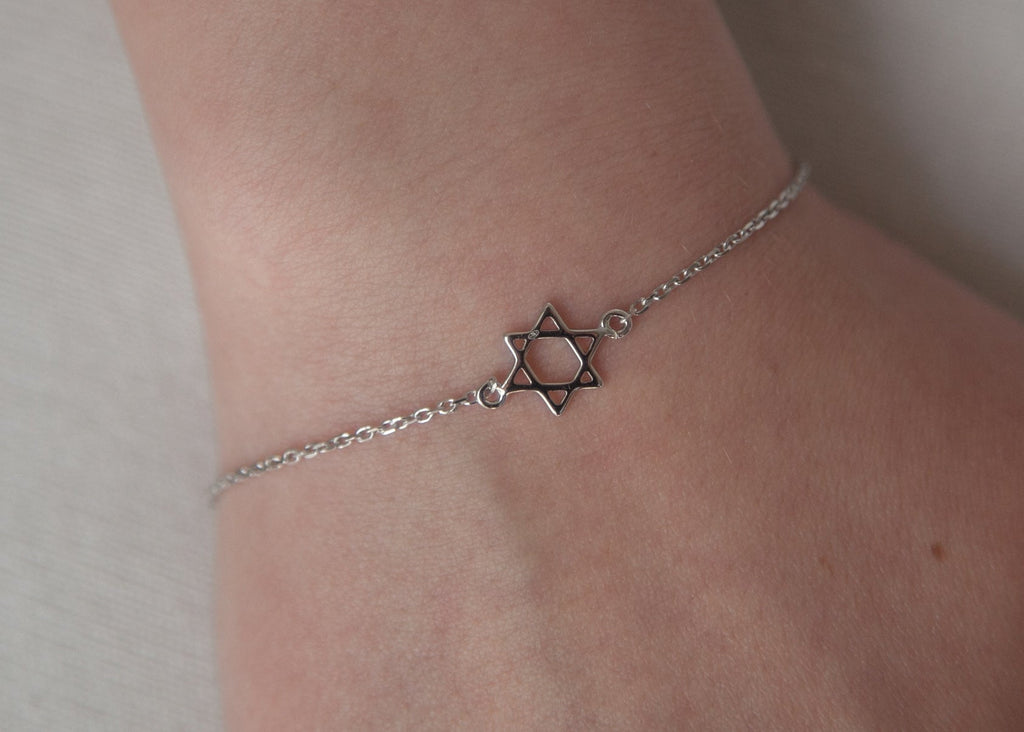 Davidstern Armband aus Silber | Shop Nory