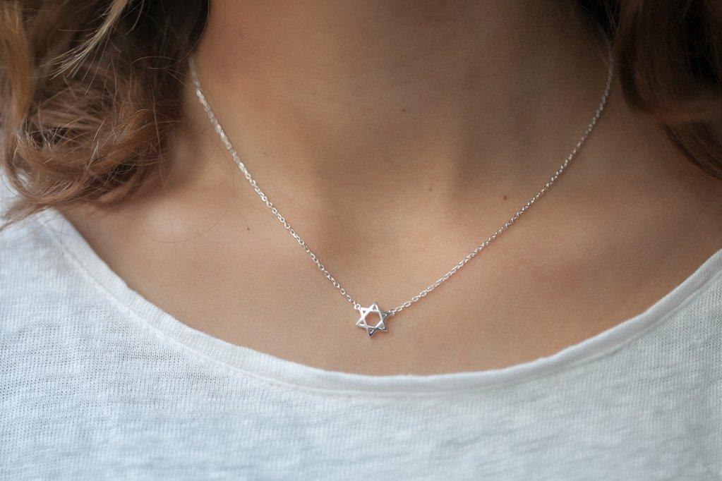 Kette mit zartem Davidstern aus Silber | Shop Nory