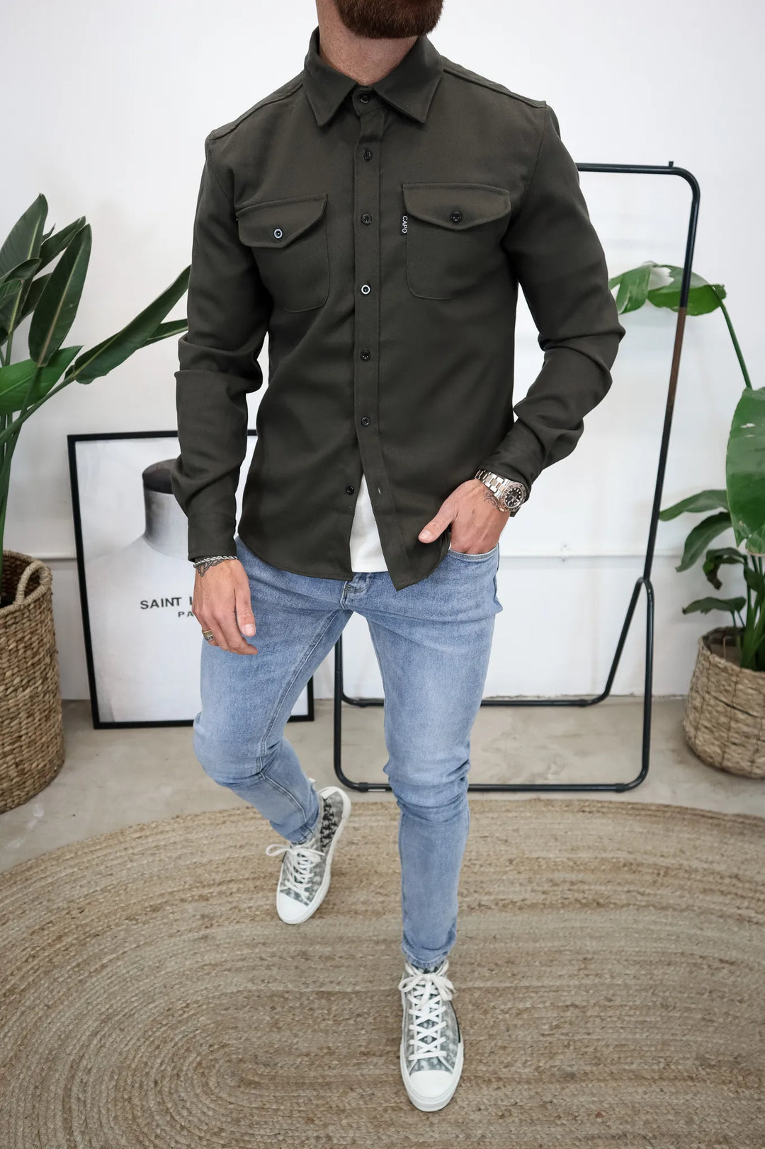 Button Down Hemdjacke