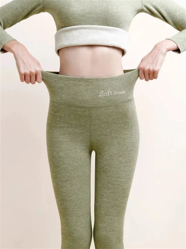 Damen Winterhose Fleece - Warme Leggings mit Formungseffekt