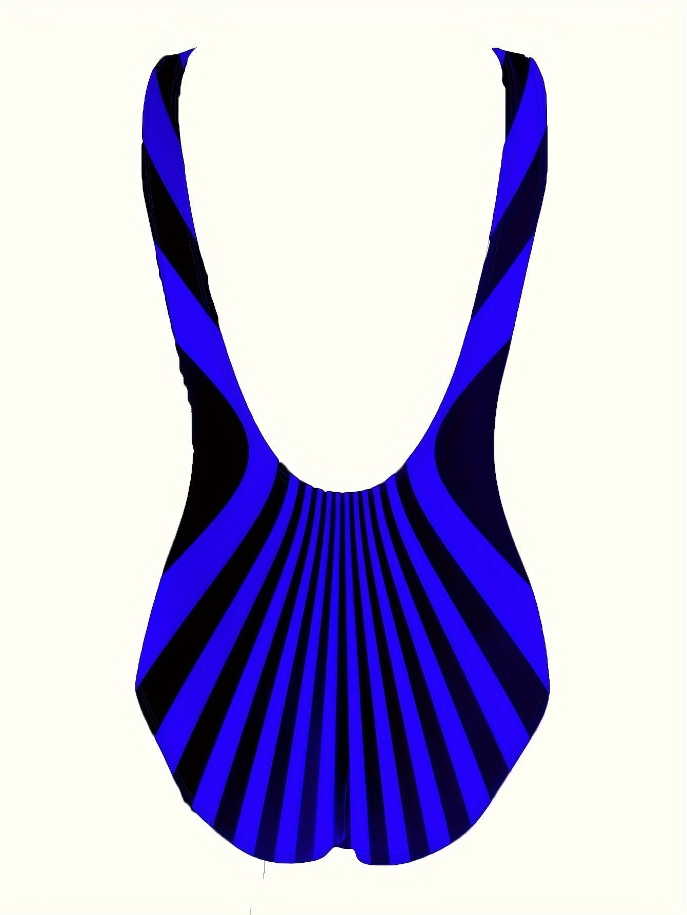 Optische-Illusion-Einteiler mit Auffälligem Kontrast für Damen