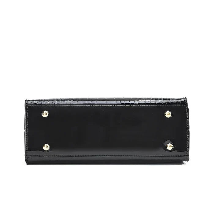 Frauen glänzende handtasche