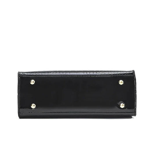 Frauen glänzende handtasche