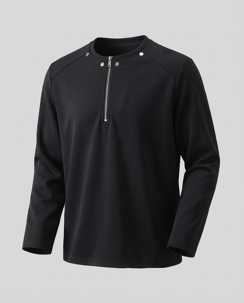 Herrenschal mit Stehkragen und Reißverschluss Shop Nory