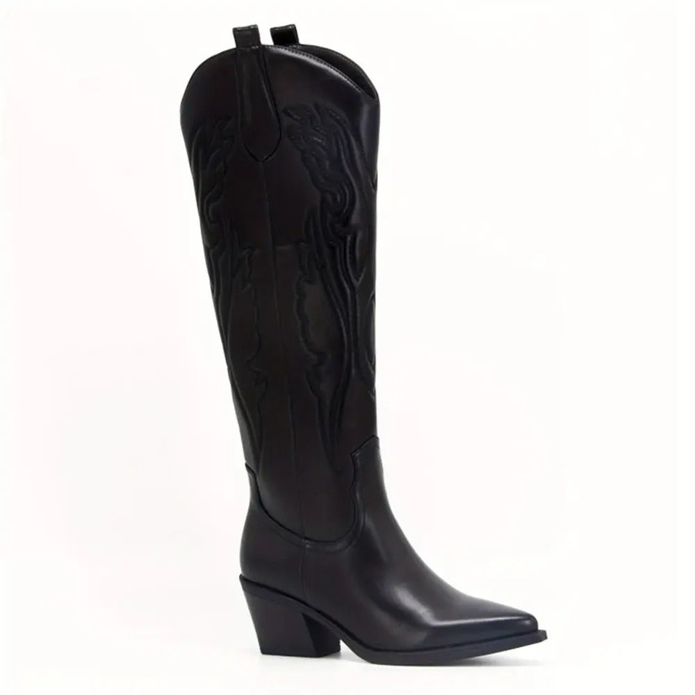 Robuste Cowboystiefel Bis Zum Knie