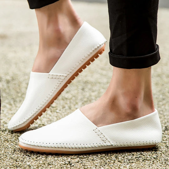 Bequeme Lederhalbschuhe für den Alltag Shopnory Shopnory