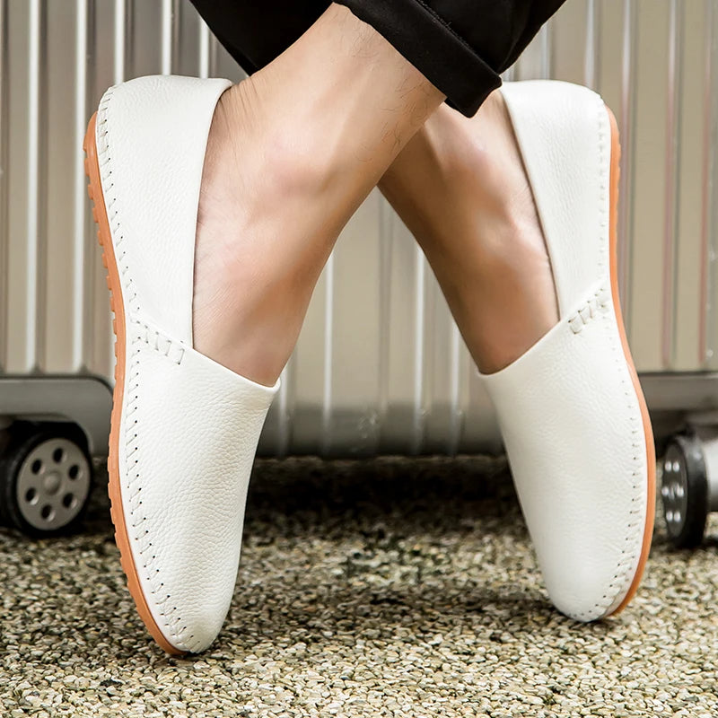 Bequeme Lederhalbschuhe für den Alltag Shopnory Shopnory