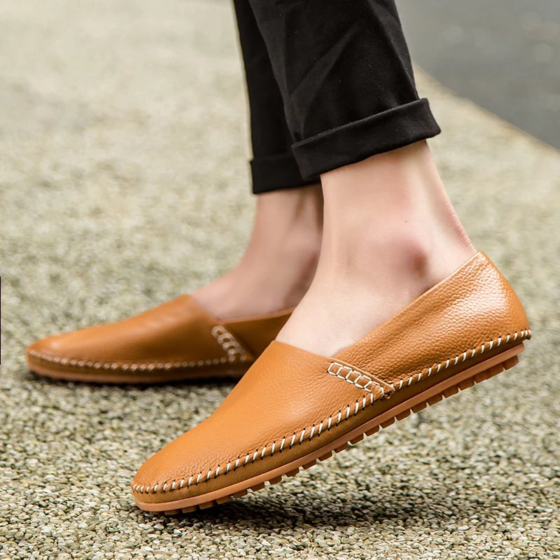Bequeme Lederhalbschuhe für den Alltag Shopnory Shopnory
