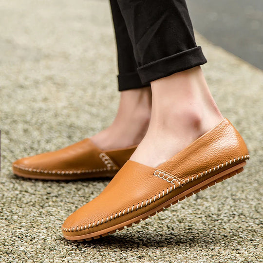 Bequeme Lederhalbschuhe für den Alltag Shopnory Shopnory