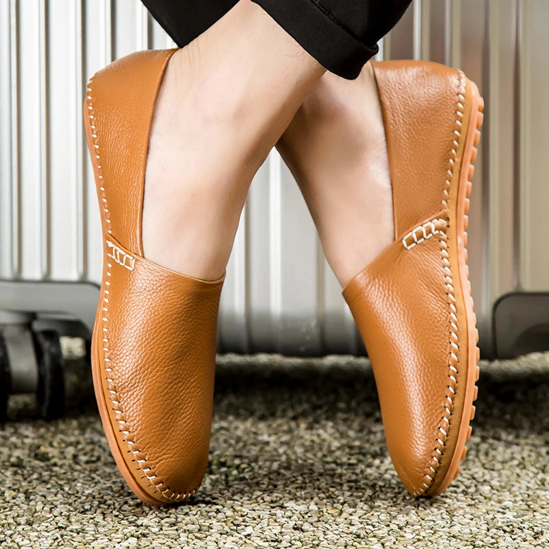 Bequeme Lederhalbschuhe für den Alltag Shopnory Shopnory