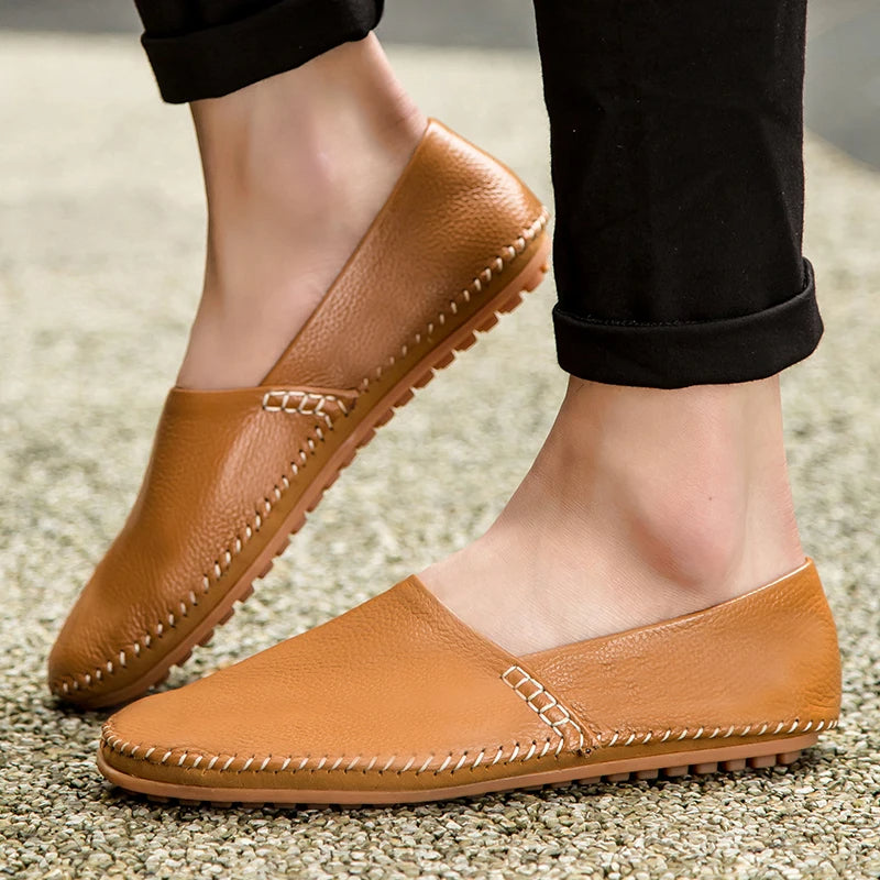 Bequeme Lederhalbschuhe für den Alltag Shopnory Shopnory