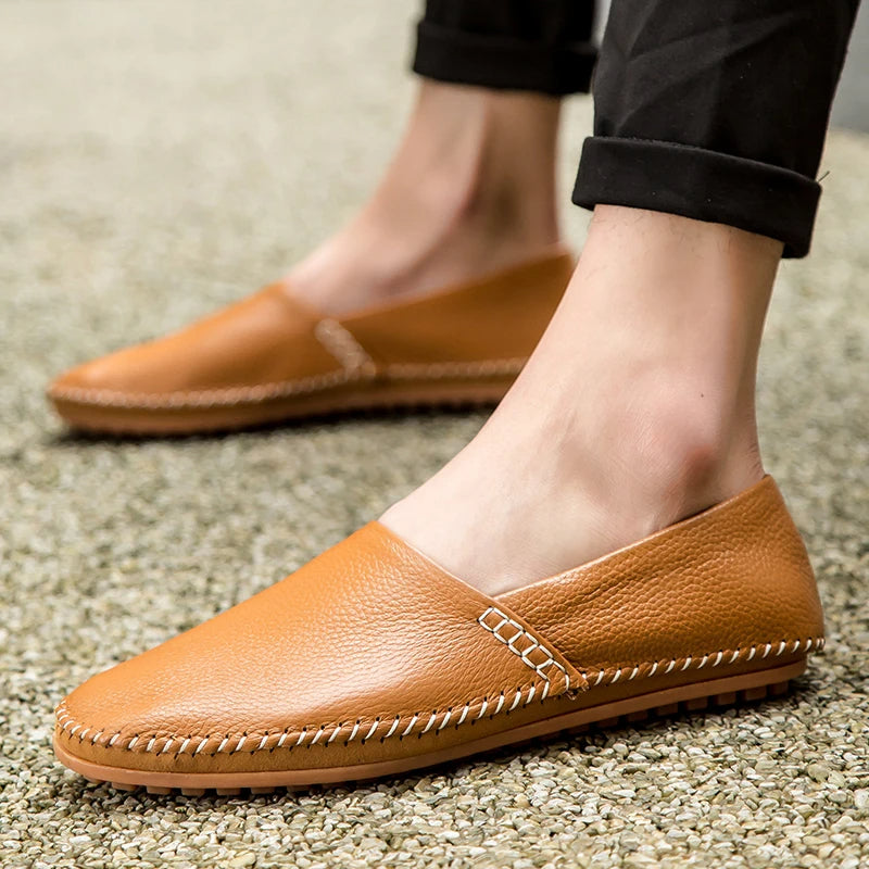 Bequeme Lederhalbschuhe für den Alltag Shopnory Shopnory