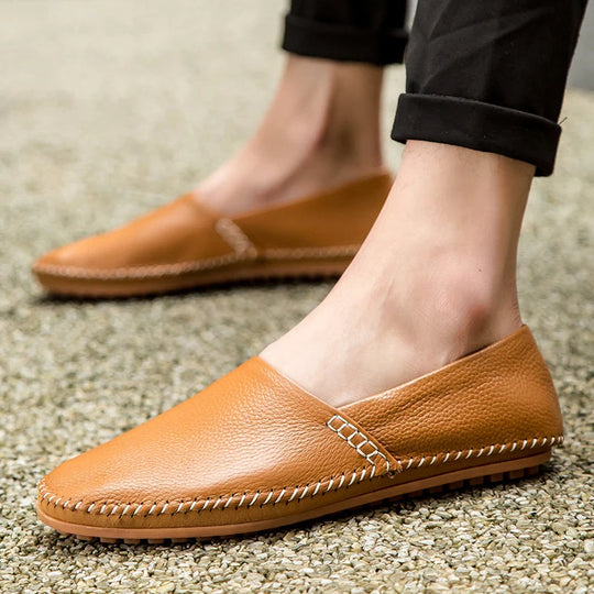 Bequeme Lederhalbschuhe für den Alltag Shopnory Shopnory