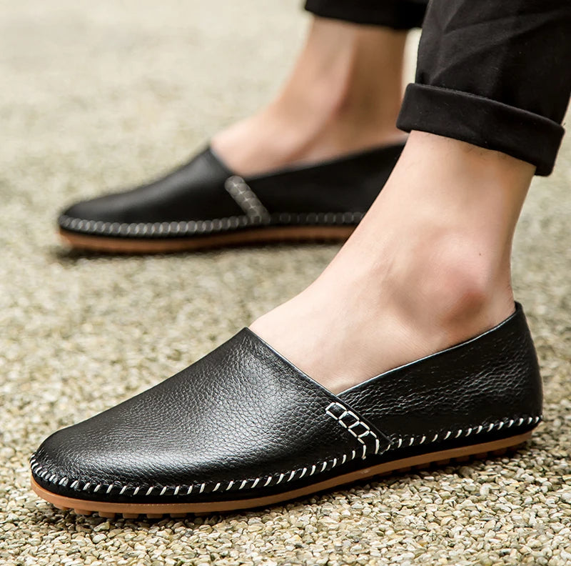 Bequeme Lederhalbschuhe für den Alltag Shopnory Shopnory
