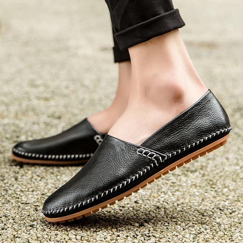 Bequeme Lederhalbschuhe für den Alltag Shopnory Shopnory
