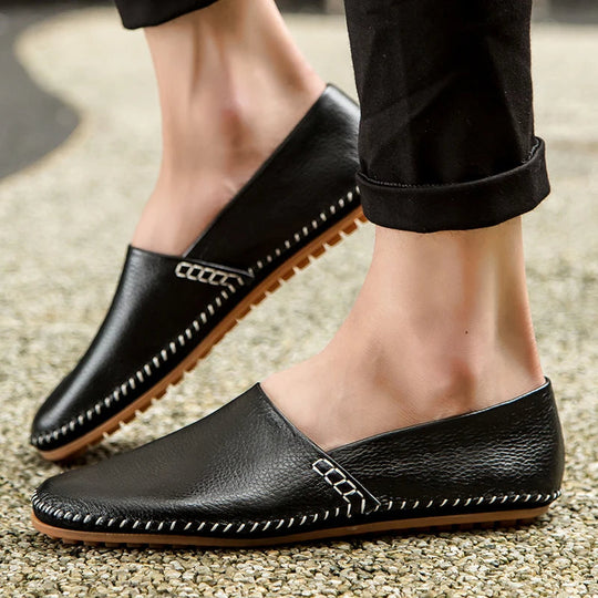 Bequeme Lederhalbschuhe für den Alltag Shopnory Shopnory