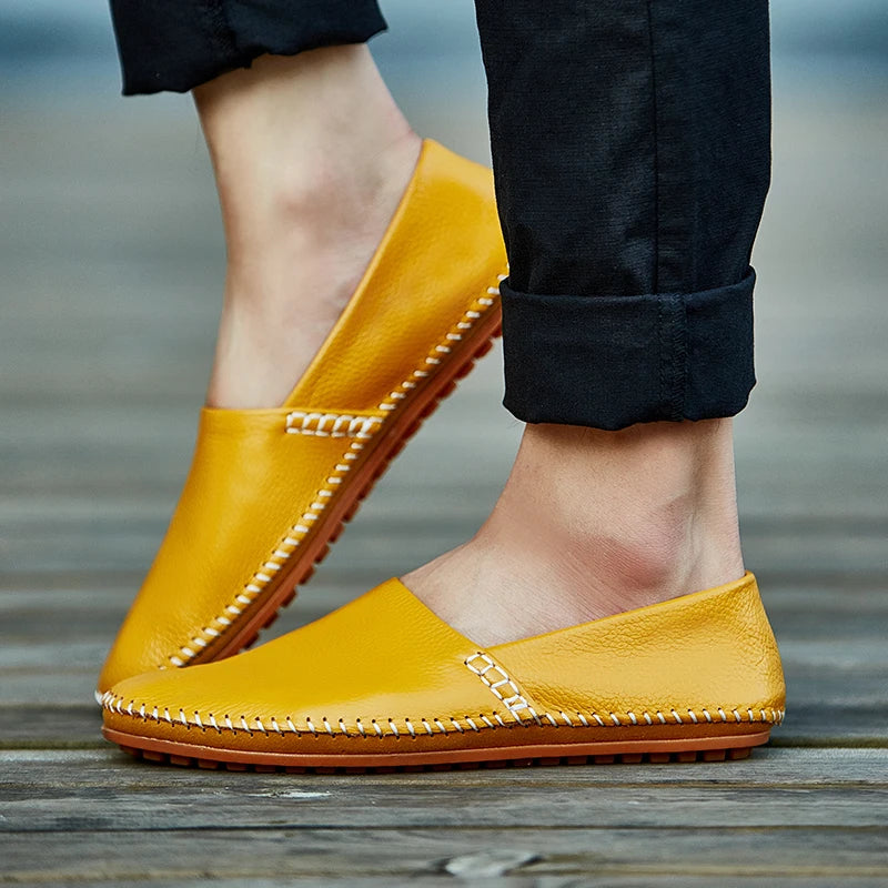 Bequeme Lederhalbschuhe für den Alltag Shopnory Shopnory