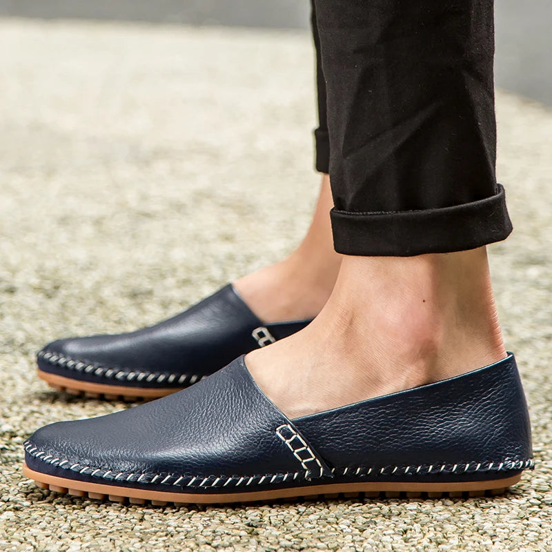 Bequeme Lederhalbschuhe für den Alltag Shopnory Shopnory
