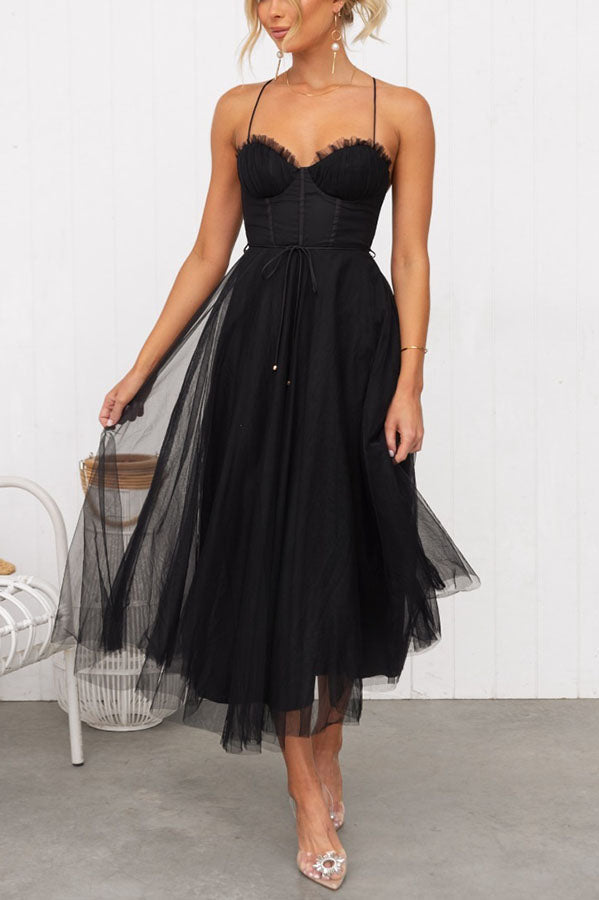 Modernes prinses chiffon Kleid
