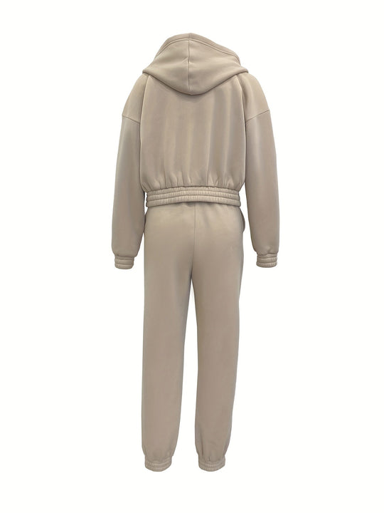 Kapuzenjacke & Tanktop & Jogginghose Drei Teilige Satz Outfits