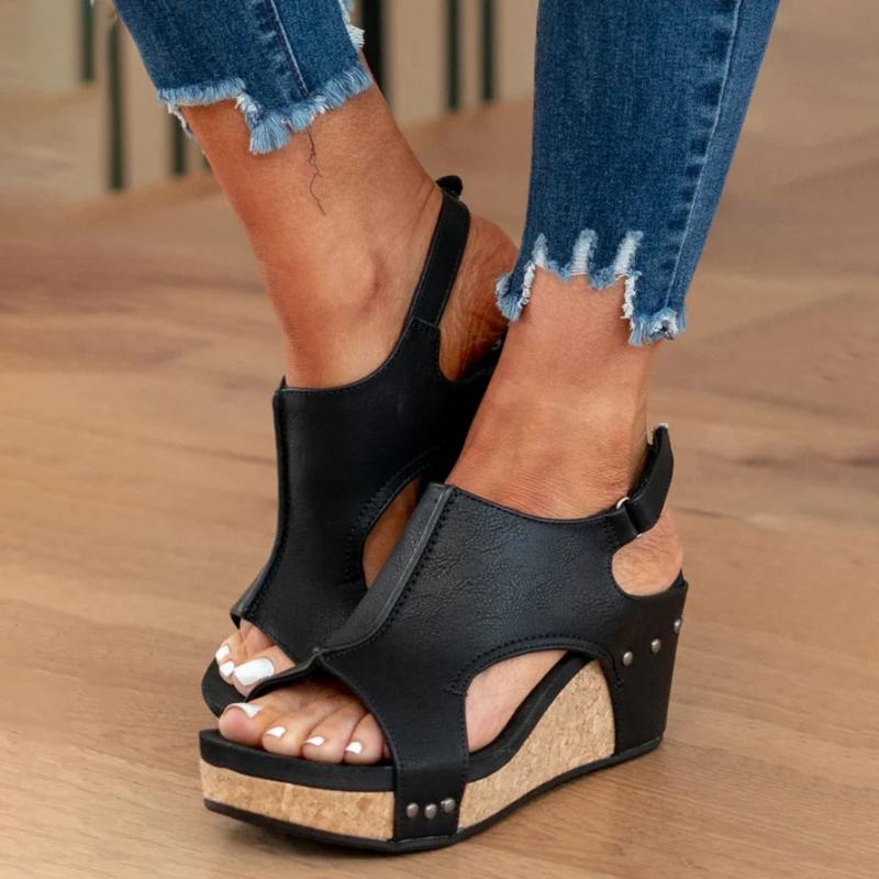 Sandalen Mit Keilabsatz
