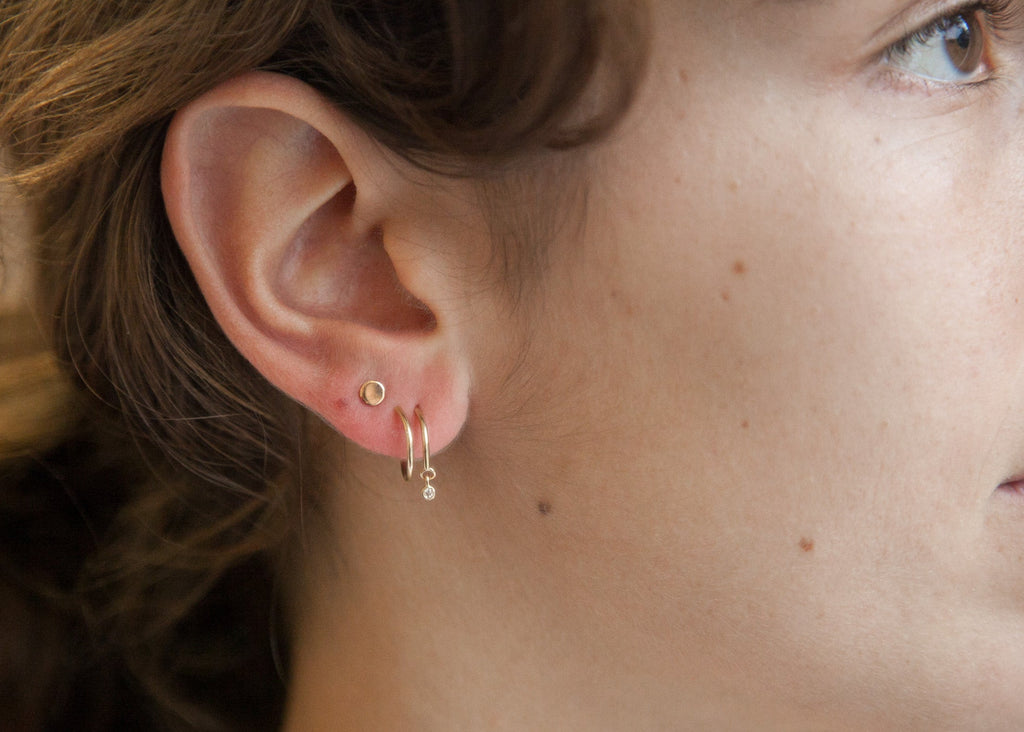 Doppel Ohrringe - 16K vergoldet | Shop Nory