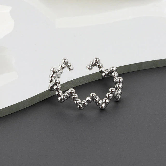 Dots Kettenwelle Klassischer Rundfinger Ring | Shop Nory