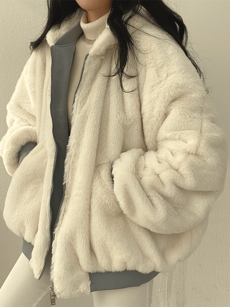 Shopnory | Damen Oversized Blousonjacke