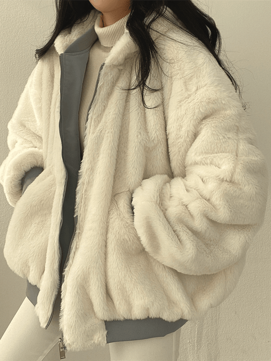 Shopnory | Damen Oversized Blousonjacke