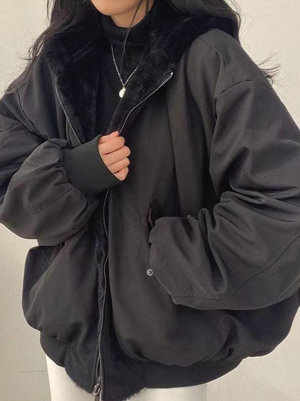 Shopnory | Damen Oversized Blousonjacke