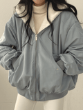 Shopnory | Damen Oversized Blousonjacke