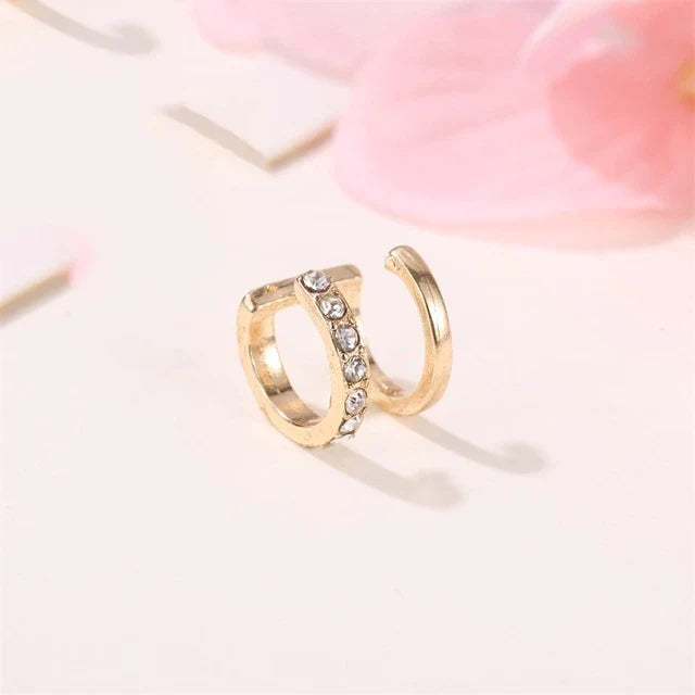 Doppelt U-förmige Ohrcuff Clip-Ohrringe | Shop Nory