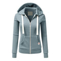 ShopNory | Fleece Zip Up Hoodie Met Verstelbare Capuchon