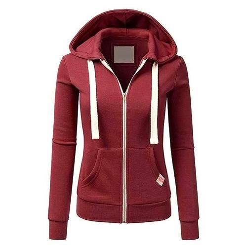 ShopNory | Fleece Zip Up Hoodie Met Verstelbare Capuchon