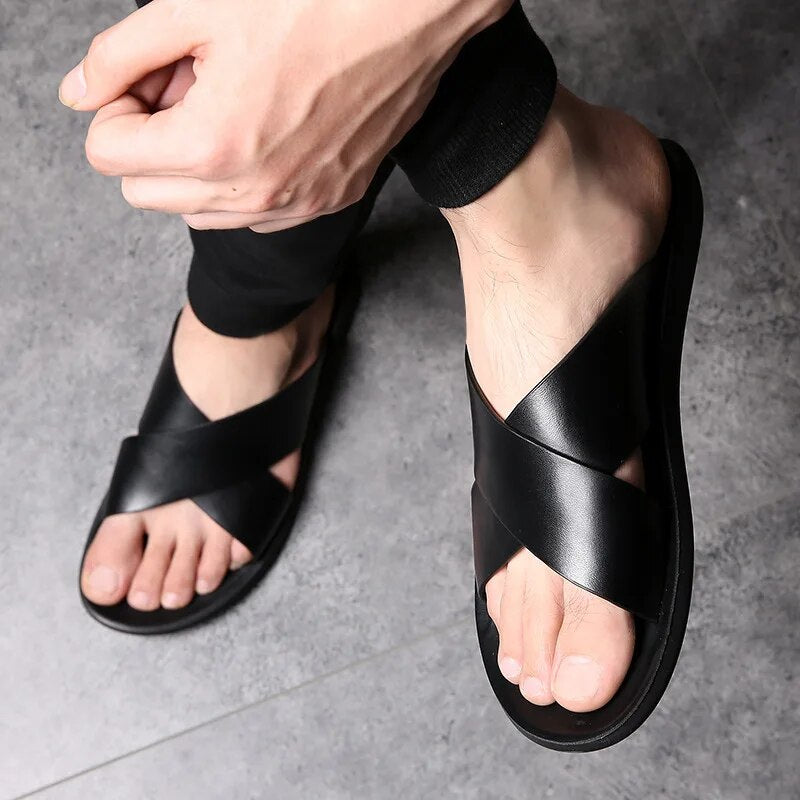Lässige rutschfeste sandalen