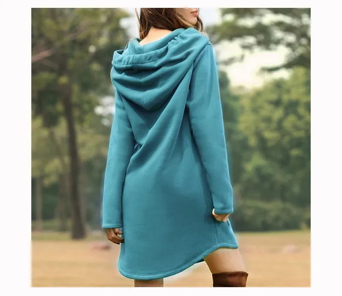 Gemütliches Hoodie-Kleid für Damen