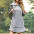 Gemütliches Hoodie-Kleid für Damen