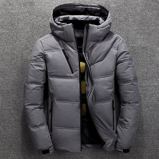 Extra Warme Abnehmbare Winterjacke mit Kapuze
