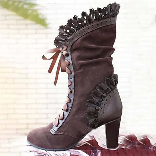 stiefel mit hohem Absatz