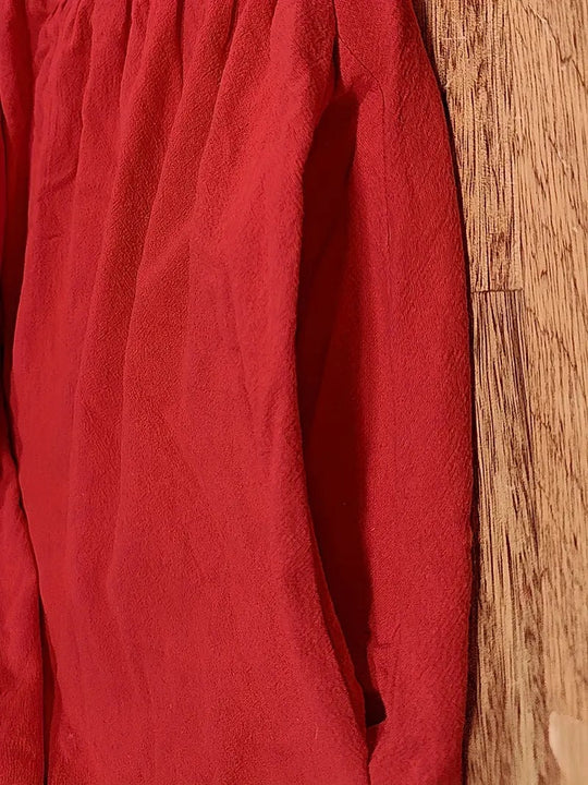 Raffinierte Leinen Sommerkleid mit Praktischen Taschen