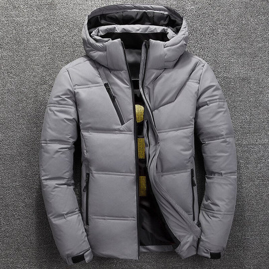 Extra Warme Abnehmbare Winterjacke mit Kapuze