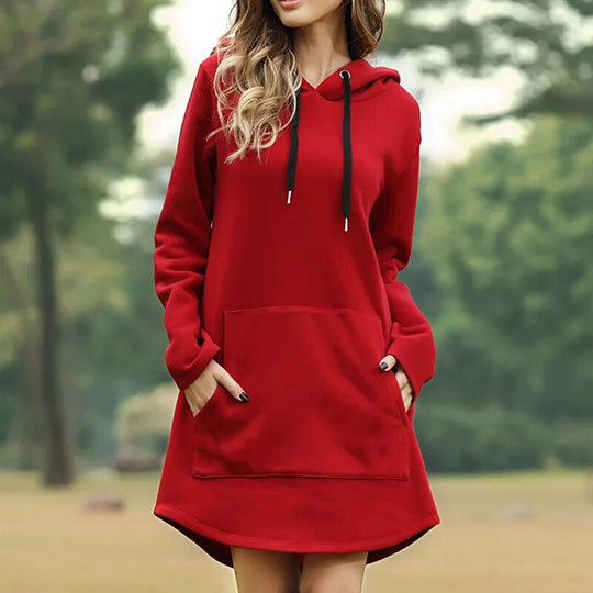 Gemütliches Hoodie-Kleid für Damen