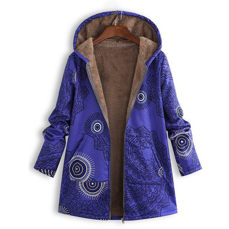 Shopnory | Gemusterte Vintage-Jacke