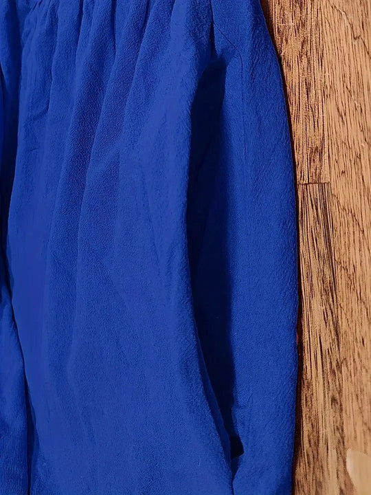 Raffinierte Leinen Sommerkleid mit Praktischen Taschen