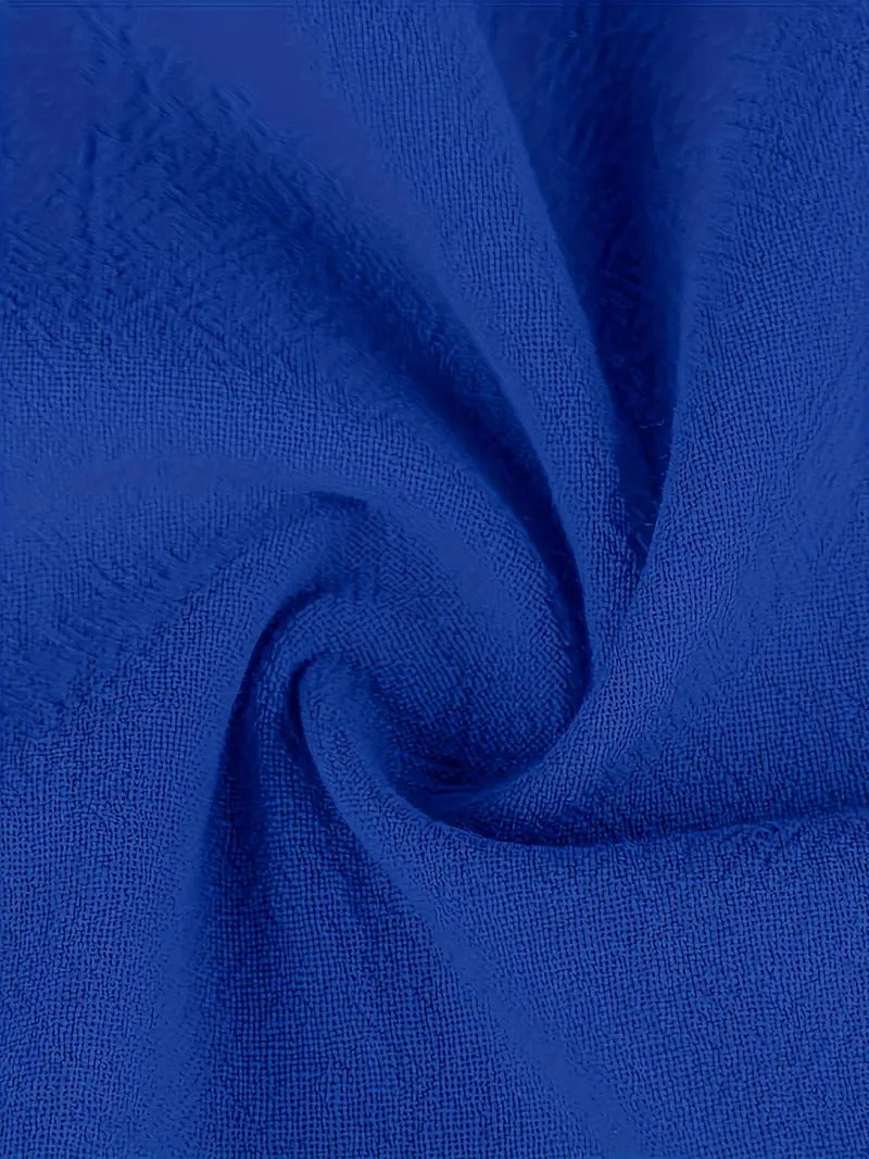 Raffinierte Leinen Sommerkleid mit Praktischen Taschen